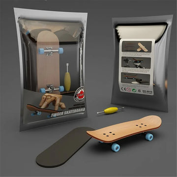 Mini Maple Finger Skateboard Desktop Sport Game Fingerboard Toys Mini Funny Cute Skate Gift Christmas for Boy Gift