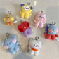 BT21 Korean ins cute trendy popular small animal MINI plush doll keychain bag packaging decoration cartoon birthday gift 2026