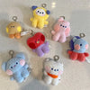 BT21 Korean ins cute trendy popular small animal MINI plush doll keychain bag packaging decoration cartoon birthday gift 2026
