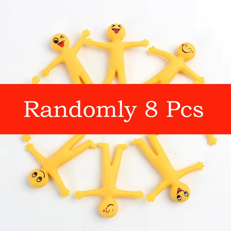 8/20pcs Funny Little Man Squishy Fidget Toys Antistress Adult Children Rising Stress Relief Squeeze Toys Kids Charisma Gift Toys