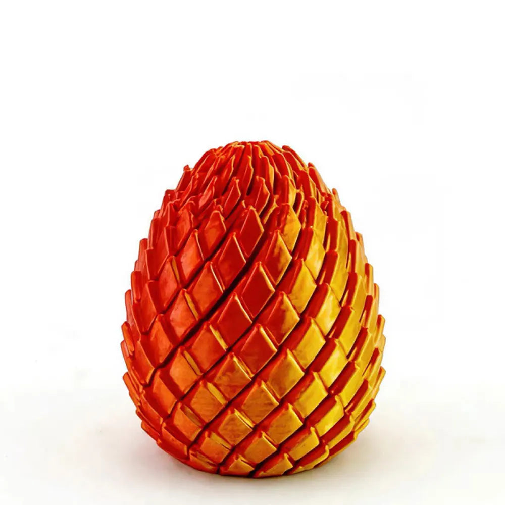 3D Printed Dragon Egg Stress Relief Model, Deformable Twist Egg, Creative Fidget Toy Desk Ornament