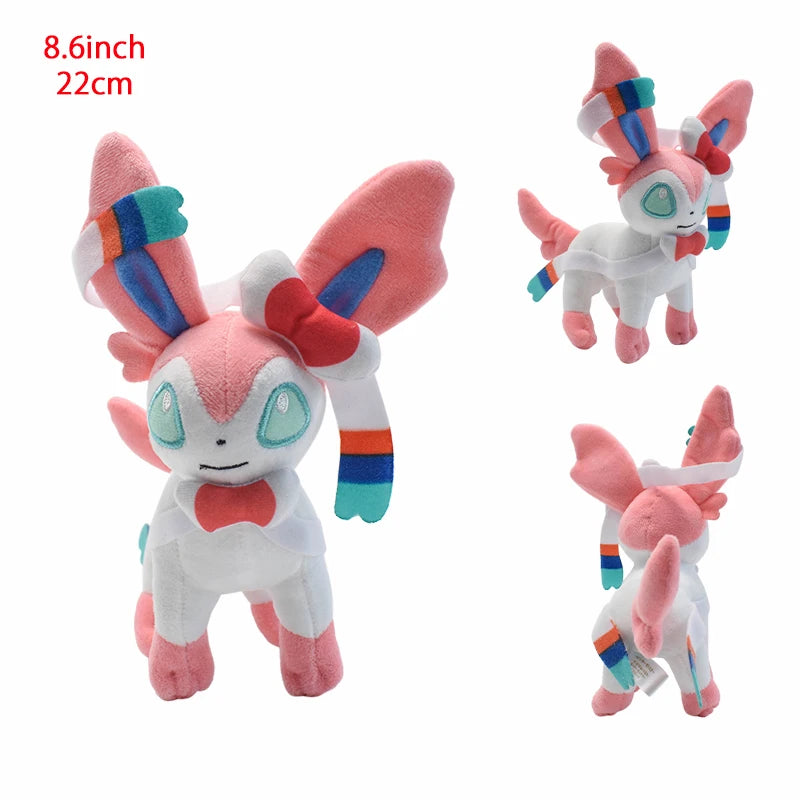 32 Style Eevee Plush Toy Pokemon Eeveelution Umbreon Vaporeon Jolteon Flareon Espeon Leafeon Cartoon Stuffed Animal Doll Peluche