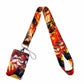 Anime Cartoon Credential Holder Keychains Neck Lanyard For Pass Card Anime Credit Card Holder Keychain Straps Wholesale