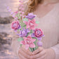 Building Block Flower Bouquet Set Exquisite Assembly Floral Model Eternal Flower Desktop Ornament Birthday Gift Holiday Gift