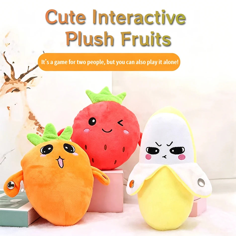 Interactive Banana Musical Plush Toy Soft Sensing Beat Piano Two Player Rhythm Game Novelty Couple Family Party Sensory Gift