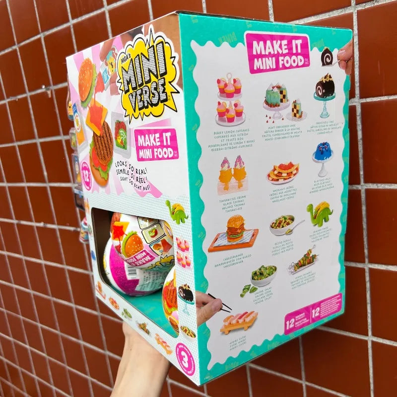 MGA Miniverse Make It Mini Food Diner Series 3 Blind Box Packaging Kitchen DIY Game Food Collect Ornaments