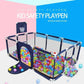 Baby Playground Playpen Corralito for Baby Toddlers with Thicken Steel Pipes Kids Play Park Activity Fence Ball Box Game Playpen