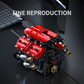 Technical V8 Engine Model Building Blocks Set with Electric Motor MOC Assembly Bricks Toy Kids Birthday Christmas Gifts 1370pcs