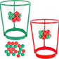 2 Pack Head Hoop Basketball Party Game For Kids And Adults Carnival Game Adjustable Basketball Net Headband With 20 Balls