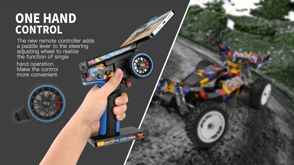 WLtoys 124017 RC Car 75KM/H 2.4G Brushless Remote Control Vehicle 4WD Electric High Speed Racing Drift Truck Toys