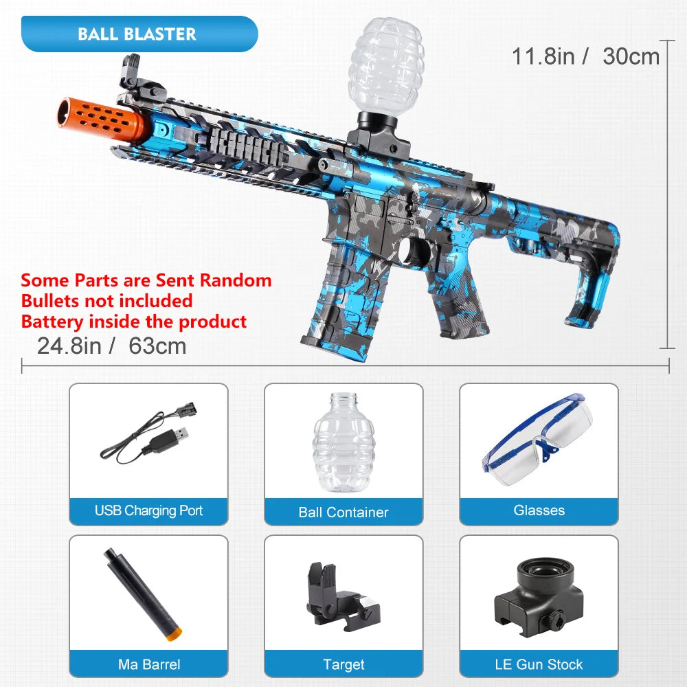 M416 Electric  Blaster Gun Toys, Rechargeable, Automatic Outdoor Toys for Team Activities, Perfect Gift(Bullets Excluded)