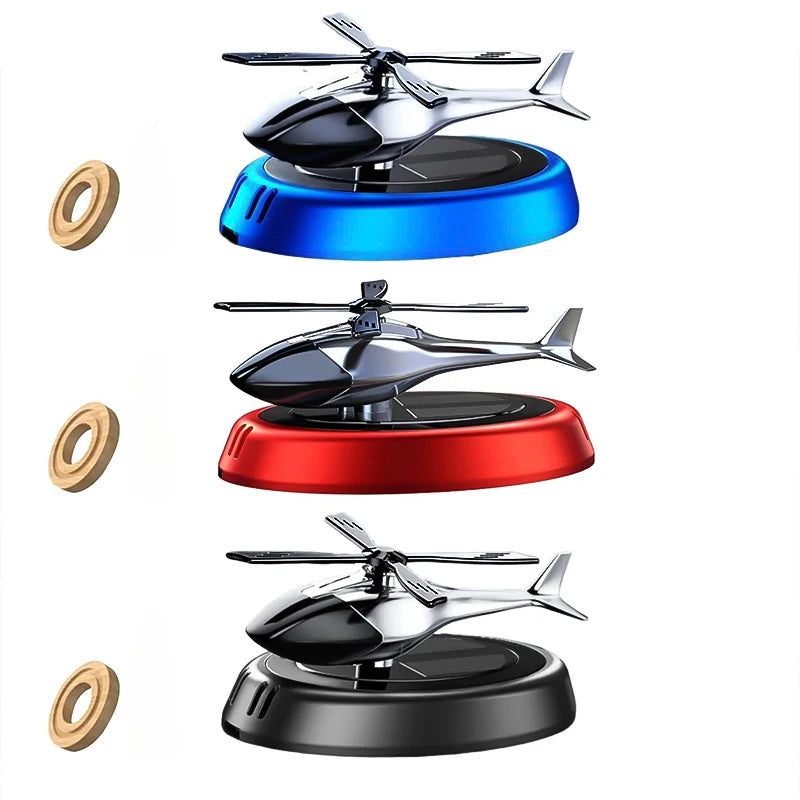 Solar Aircraft Car Decoration Ornaments Car Interior Accessories Desktop Ornament Gift For Woman, Man, Car Enthusiast