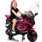 6V Kids Ride On Motorcycle Electric Toddler Motorbike With Training Wheels, EVA Tread Tires, Headlight, Horn, Music, 2 MPH Ride Toy