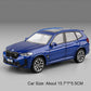 1:32 X3M 320i Toy Sports Car Model Pull Back Sound Light Doors Opened Alloy Diecast Miniature Vehicle Models Ornaments Gifts
