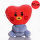 Hot B-T-21 Plush Toy Tata Koay Shooky Mang Cooky Cartoon Animal Backpack Key Mobile Phone Pendant Office Toys Friend Gift