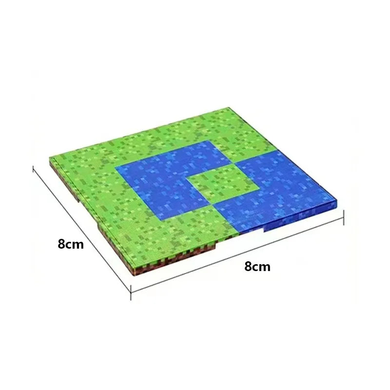 Variety Magnetic Interlocking Base Plates, Fit Pixel Magnetic Blocks, Kids Toy Gifts for Birthday Halloween Xmas