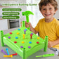 Kids Nail Hammering Game Toy - Parent-Child Interactive Percussion Toy for Fine Motor Skills, Concentration & Hand-Eye Coordina