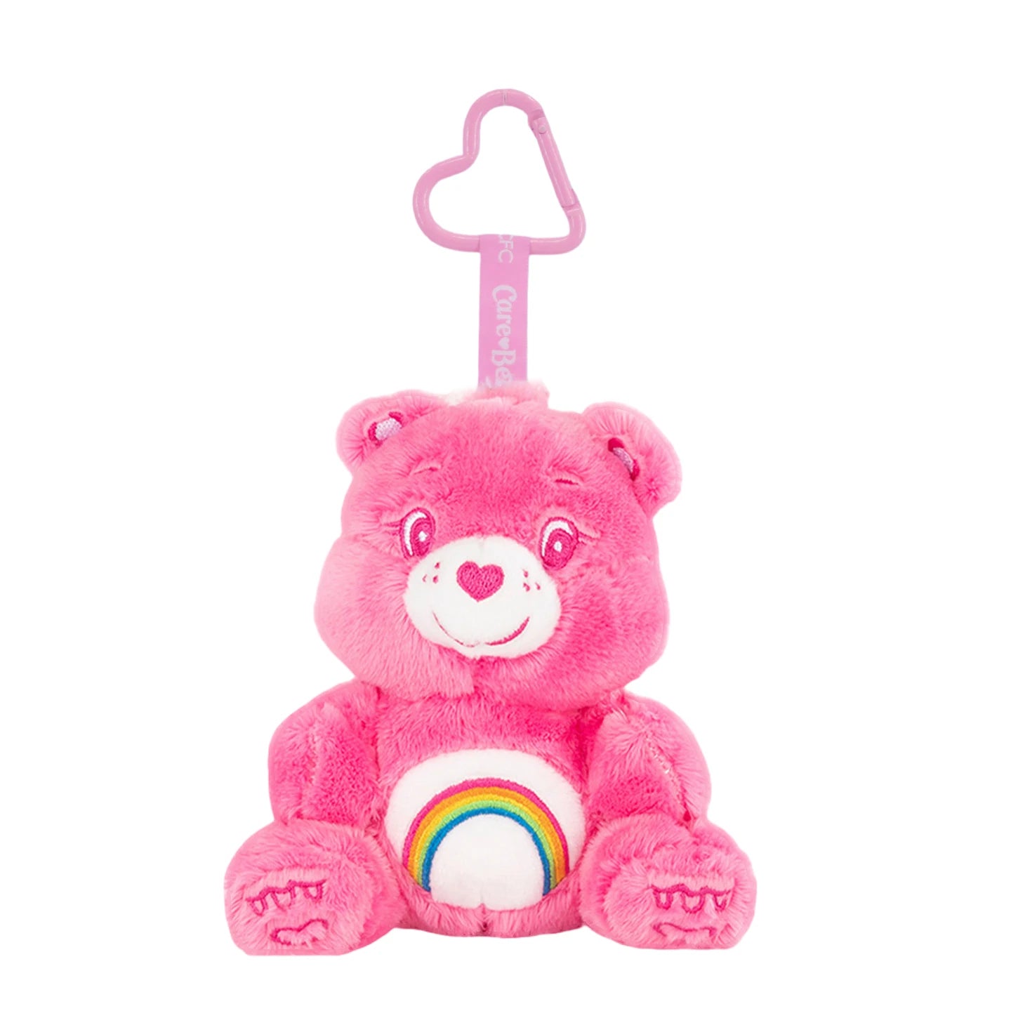Care Bears Sitting Plush Keychain 12cm Cute Bag Pendant Kawaii Stuffed Toy Car Charm Squishy Soft Doll Decor Ideal Holiday Gift