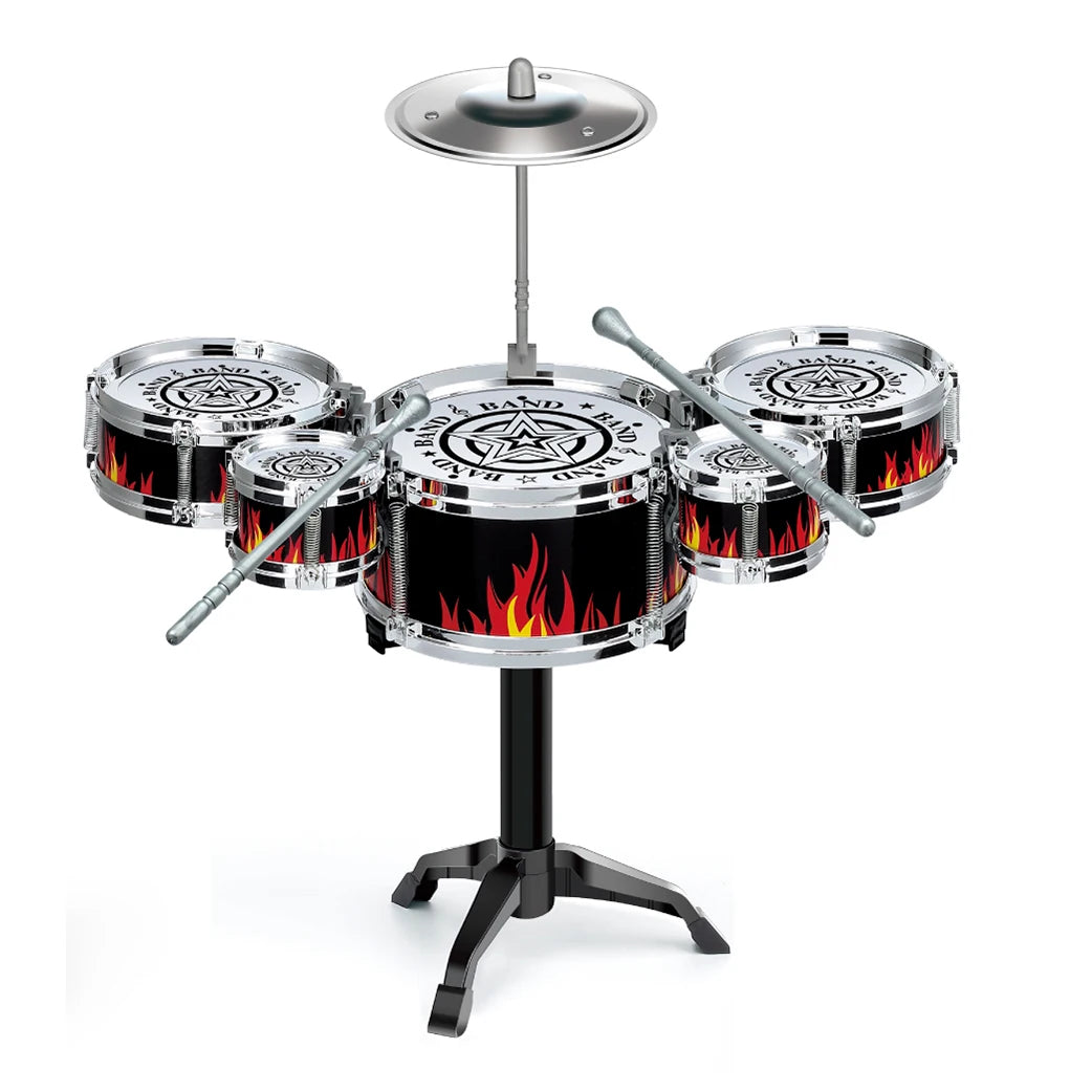 Drum Sets for Children Beginners Children's Toys Dynamic Jazz Drums for Western Percussion Instrument