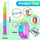 Push Pop Bubble Sensory Bracelet Fidget Toy for Kids Stress Reliever Classroom Reward Party Favors Children's Gift Pop Bracelet