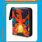 Squirtle Bulbasaur Card Binder Anime Photo Album Collect Loose Leaf Pu Zipper Figure Card Holder Storage Bag Toy Peripheral Gift