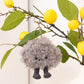 12cm Kawaii Dark Cloud Plush Keychain Cute Plush Toy Keyring Lovely Bag Pendant Backpack Hanging Decoration For  Gifts