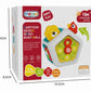 Baby Busy Board Cube Montessori Sensory Toys for Toddler Educational Learning Activities Travel Toy Lock Box Fine Motor Skill