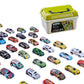 20/30/50Pcs Mini Car Set Inertia Pull Back Cars for Boys Plastic Vehicle Model Collection Toys Birthday New Year Gifts for Kids