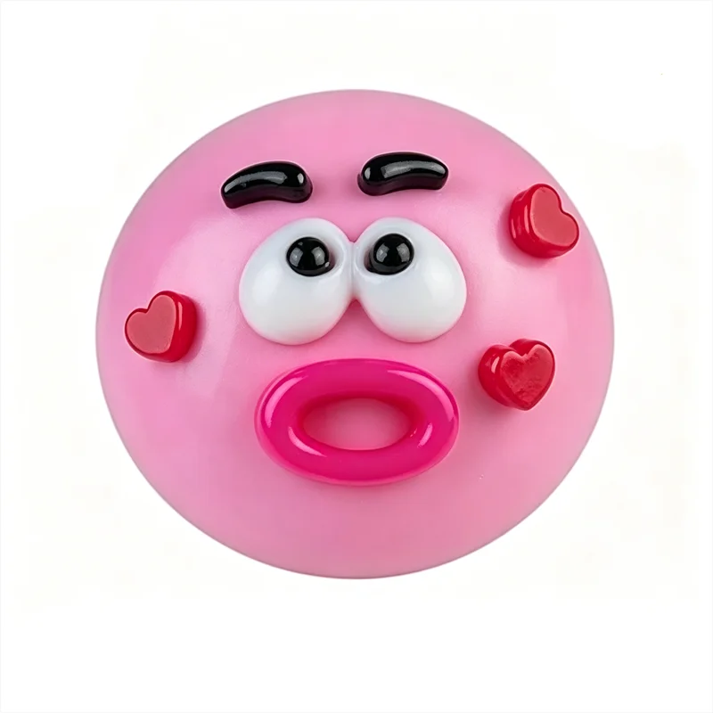 New Smushers Squishy Pinch Pressure Ball DIY Emoticons Dog Face Slow Rebound Squeeze Squishy Soft Decompression Adult Fun Gifts