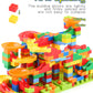 84-504PCS Marble Race Run Blocks Maze Ball Track Toy Compatible city Building Blocks Funnel Slide Blocks Toys DIY Bricks Toys