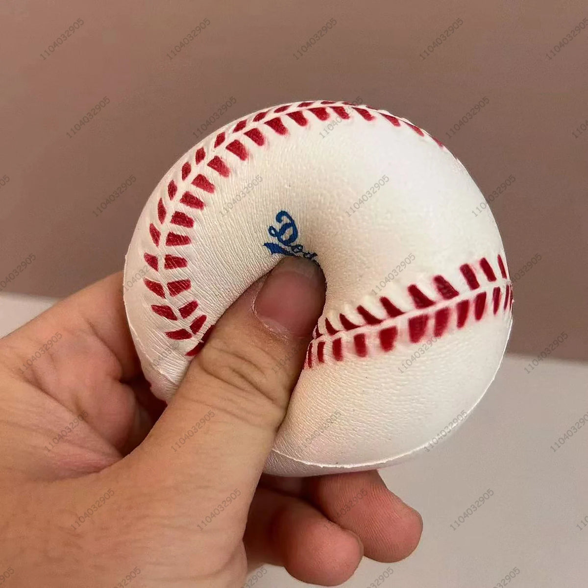 Baseball Slow Rising Squishy Toy Dodgers Baseball Team Fans ASMR Anti Stress Fidget Toys for Teens & Adults Bag Charm Boys Gifts