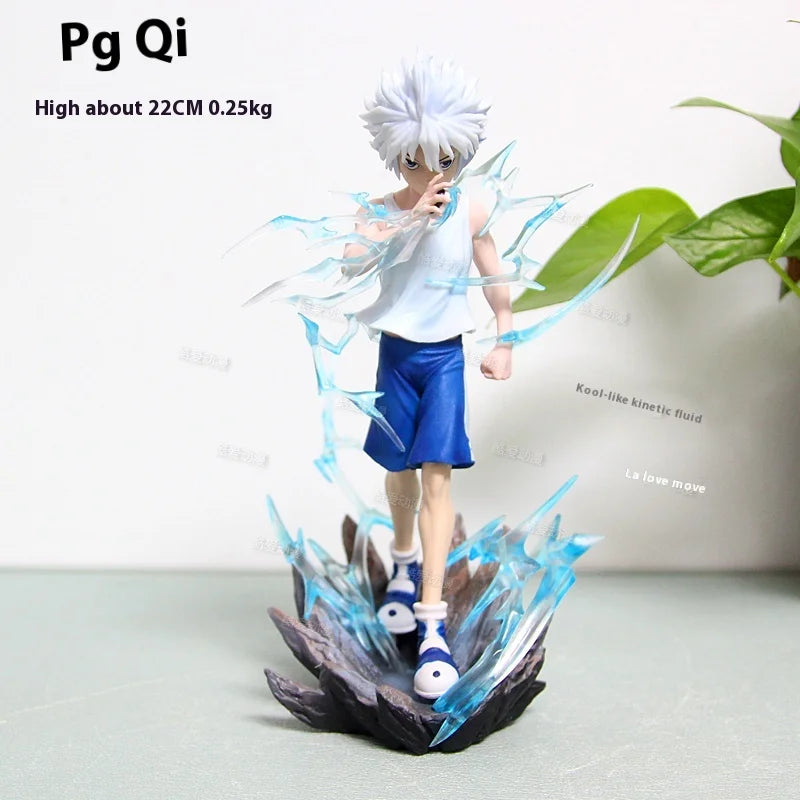 New Nuevas Figuras De Anime Hunter × Hunter Killua Zoldyck Figura  AccióN De Manga Modelo Pvc Estatua Coleccionable Ornamento