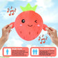 Cartoon Fruit Sensory Rhythm Piano Doll Toy, Baby Interactive Fruit Doll, Musical Plaything for Kids, Fun Educational Gift