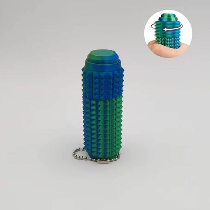 3D Printed Little Ouchie Fidget Toys Portable Mini Spiky Grippie Stim Stress Relief Toys Keychain Stimming Autism Adults Gifts