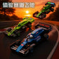 NEW DIY Four Grid Formula Racers Racing Car Pull Back Speed Vehicle Building Blocks Kit Boys Bricks Movie Model  Toy City Ideas