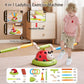 4 Styles Ladybug Multifunction Exercise Machine Ferrule Jump Rocket Launcher Toy Sports Entertainment Game Outdoor Educational