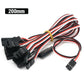 10pcs 100mm/150mm/200mm/300mm/500mm RC Servo Extension Cord Cable Wire Lead JR For Rc Helicopter Rc Drone