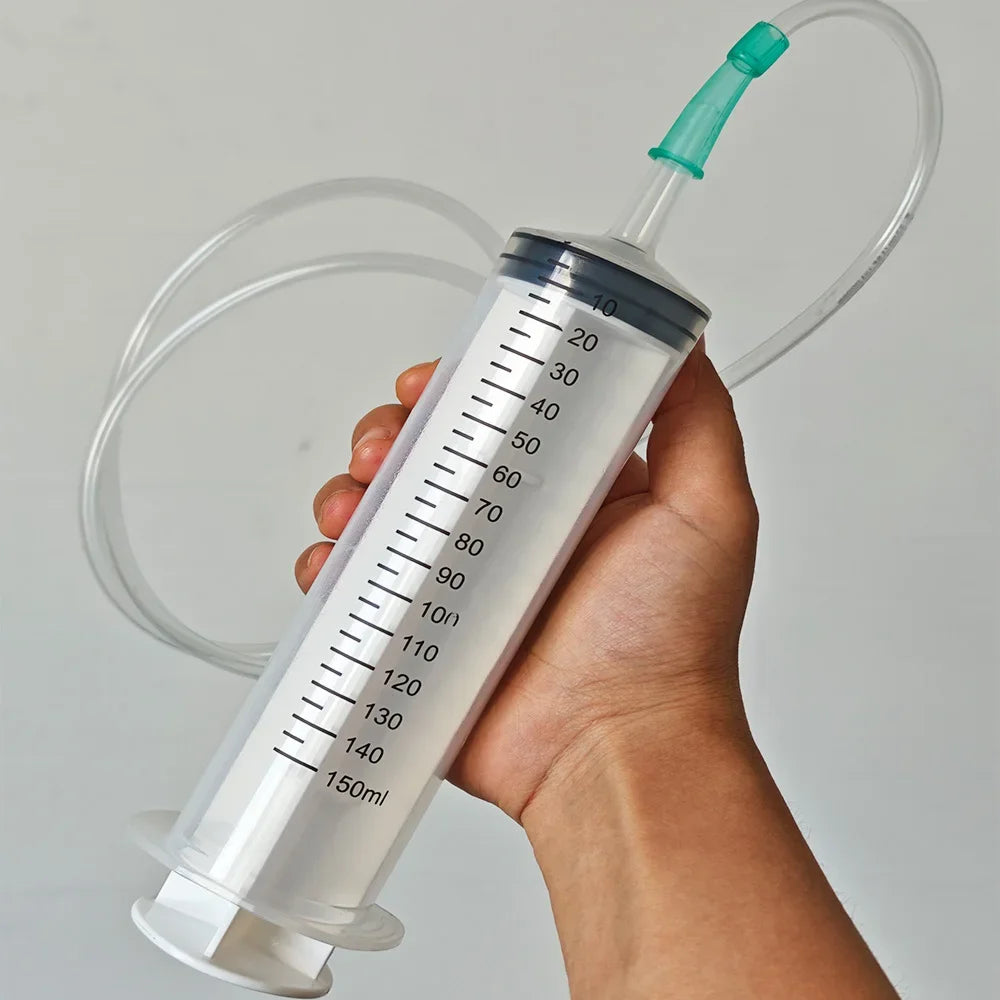 Large Capacity Plastic Oil Extractor Syringe 100-1000ml Multi-use for Car Oil Lab Glue Pet Veterinary Watering