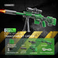 Full Auto Electric Water Gun Toy with Flashing Light Rapid-Fire Motorized Blaster for Summer Outdoor Fun & Kids Play Game