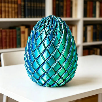 3D Printed Dragon Egg Stress Relief Model, Deformable Twist Egg, Creative Fidget Toy Desk Ornament