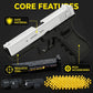 2026.SAFE SOFT BULLET TOY BLASTER PISTOL WITH MAGAZINE AND BALLS, PERFECT FOR OUTDOOR SHOOTING GAME AND KIDS GIFT