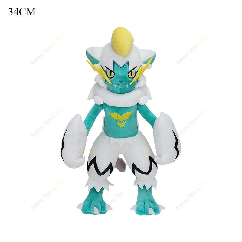 Pokemon Plush Grovyle Garchomp Galarian Meowth Shiny Mimikyu Charizard Gyarados Rayquaza Ho-Oh Soft Stuffed Peluche Kids Toys