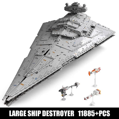 New 13135 Star Plan Toys The MOC-23556 ISD Monarch Spaceship Building Block Assembly Starship Model Brick Set Kid Christmas Gift
