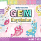 5pcs 5D Diamond Painting by Numbers Make Your Own GEM Keychains Unicorn Mermaid Arts Crafts Kids 8-12 Age Easter Basket Stuffers