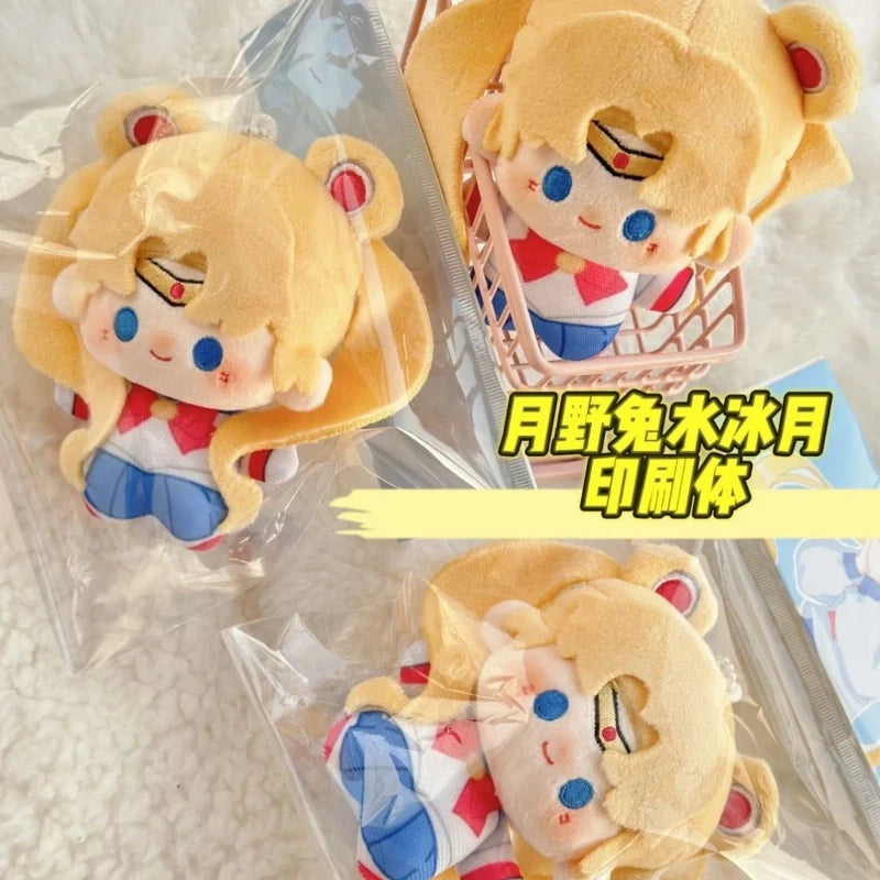 Kawaii Sailor Moon Plush Doll Print Cute Beauty Girl Heart Anime Cartoon Plushies Stuffed Soft Bag Pendant Toys Birthday Gift