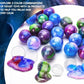 24 Pack Slime Party Favors Galaxy Slime Ball - Stretchy Non-Sticky Mess-Free Classroom Reward Party Supplies