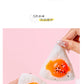 Egg Yolk Squishy Toy - Food-Safe Silicone Stress Ball, Kawaii Rice Ball Popping Fidget Sensory Toy for Anxiety & Focus