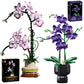 Creative Orchid Cymbidium Eternal Flowers Potted Plant Building Blocks Simulation Phalaenopsis DIY Bricks Toys Valentine's Gift