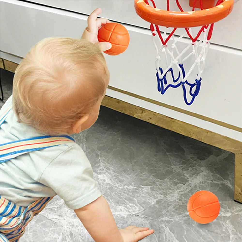 Practice Shooting Toys Indoor Plastic Basketball Sports Backboards For Kids Boys Girls Door Room Suction Cup Basketball Hoop Mi