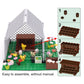 Marumine Farm Chicken Building Blocks Classic Construction MOC Bricks Set Assembling House DIY Model Kit Compatible with 95342pb